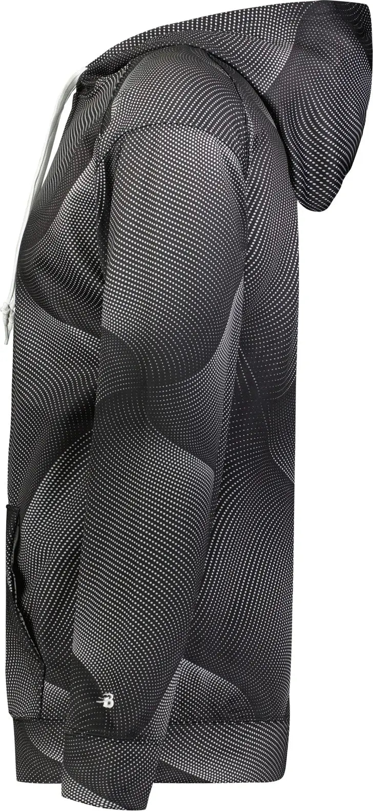 Badger Sport 141300 Warp Fleece Hoodie - Black