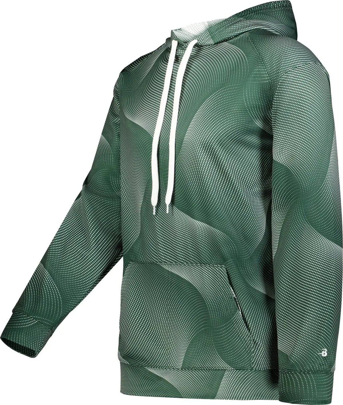 Badger Sport 141300 Warp Fleece Hoodie - Forest