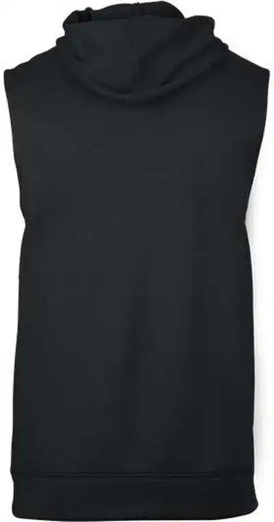 Badger Sport 1430 Performance Fleece Sleeveless Hoodie - Black