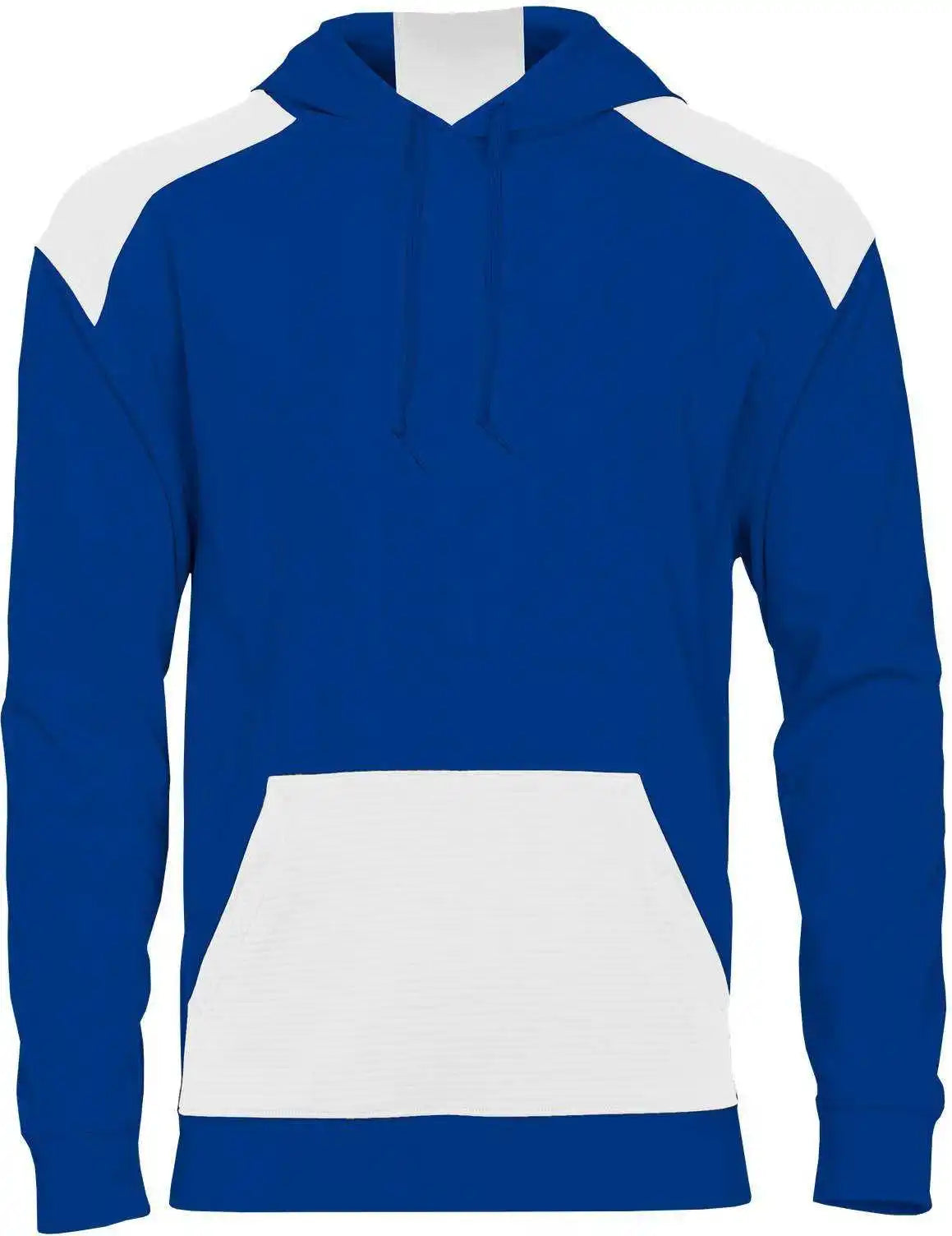 Badger Sport 1440 Breakout Performance Fleece Hoodie - Royal White