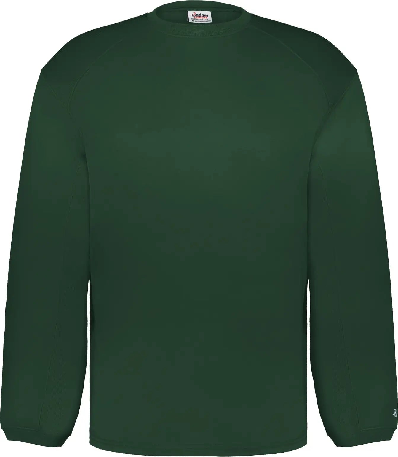 Badger Sport 1453 Performance Fleece Crew Sweatshirt - Forest - Adult Xs