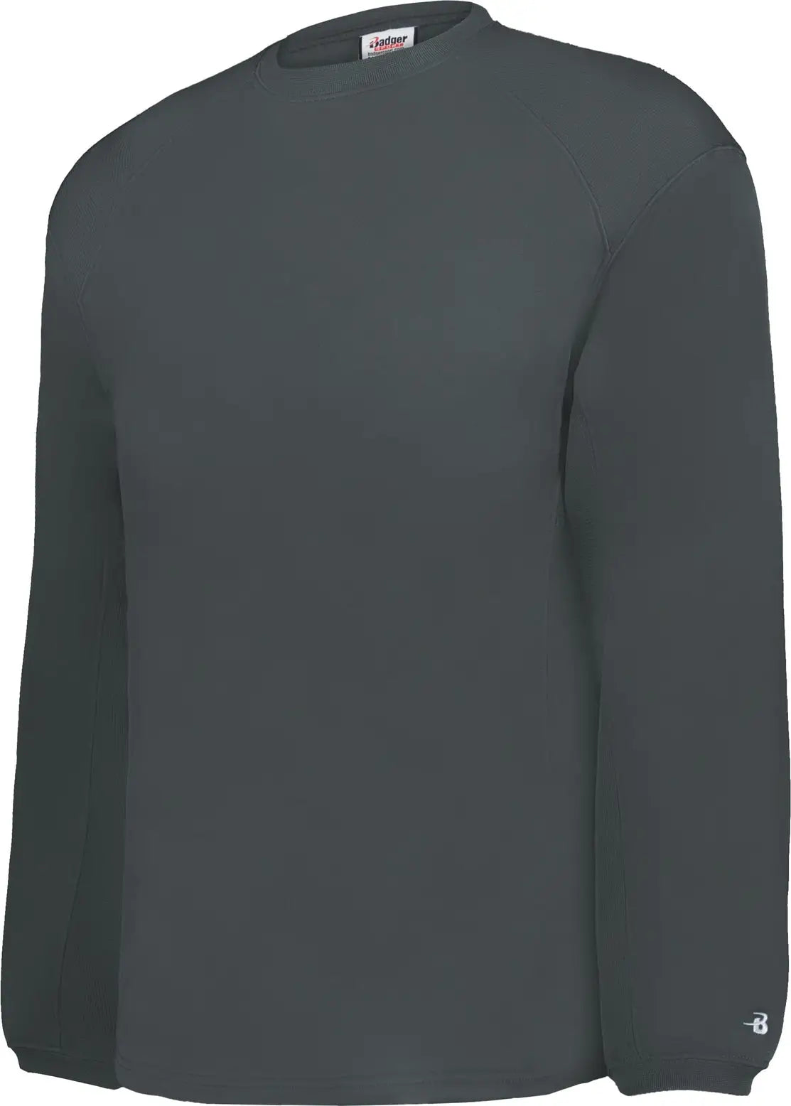 Badger Sport 1453 Performance Fleece Crew Sweatshirt - Graphite - Adult Xs