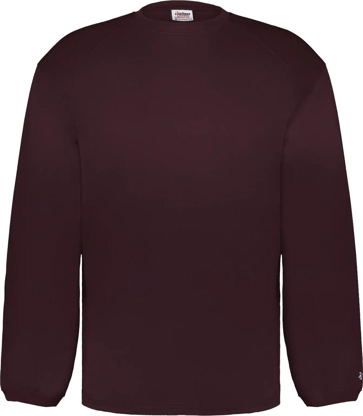 Badger Sport 1453 Performance Fleece Crew Sweatshirt - Maroon