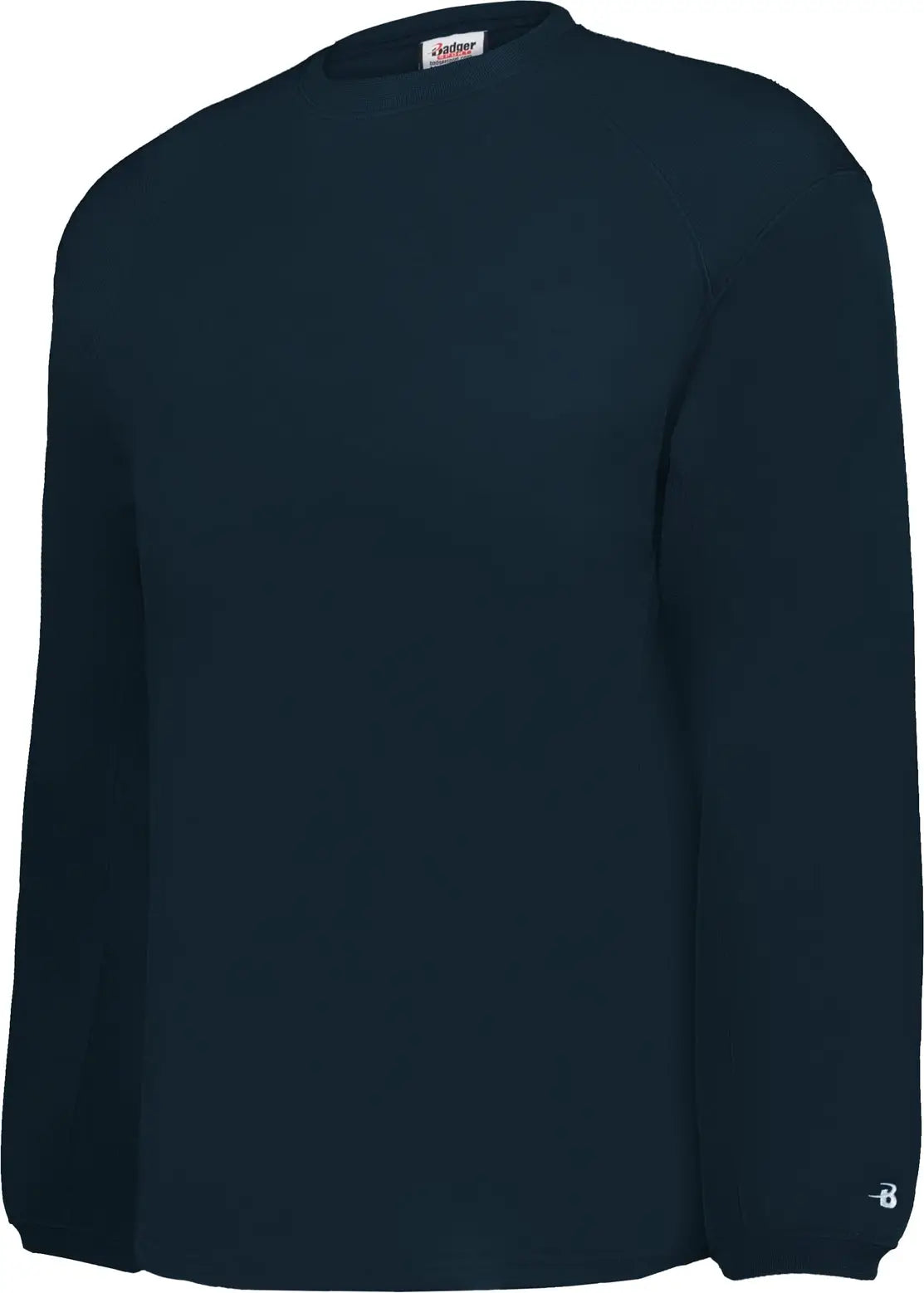 Badger Sport 1453 Performance Fleece Crew Sweatshirt - Navy - Adult Xs