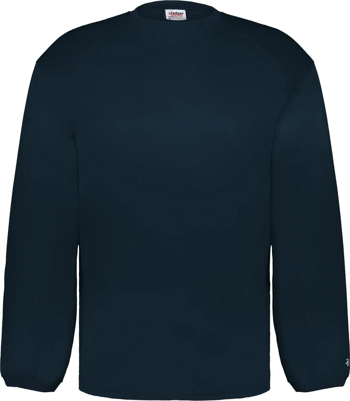 Badger Sport 1453 Performance Fleece Crew Sweatshirt - Navy