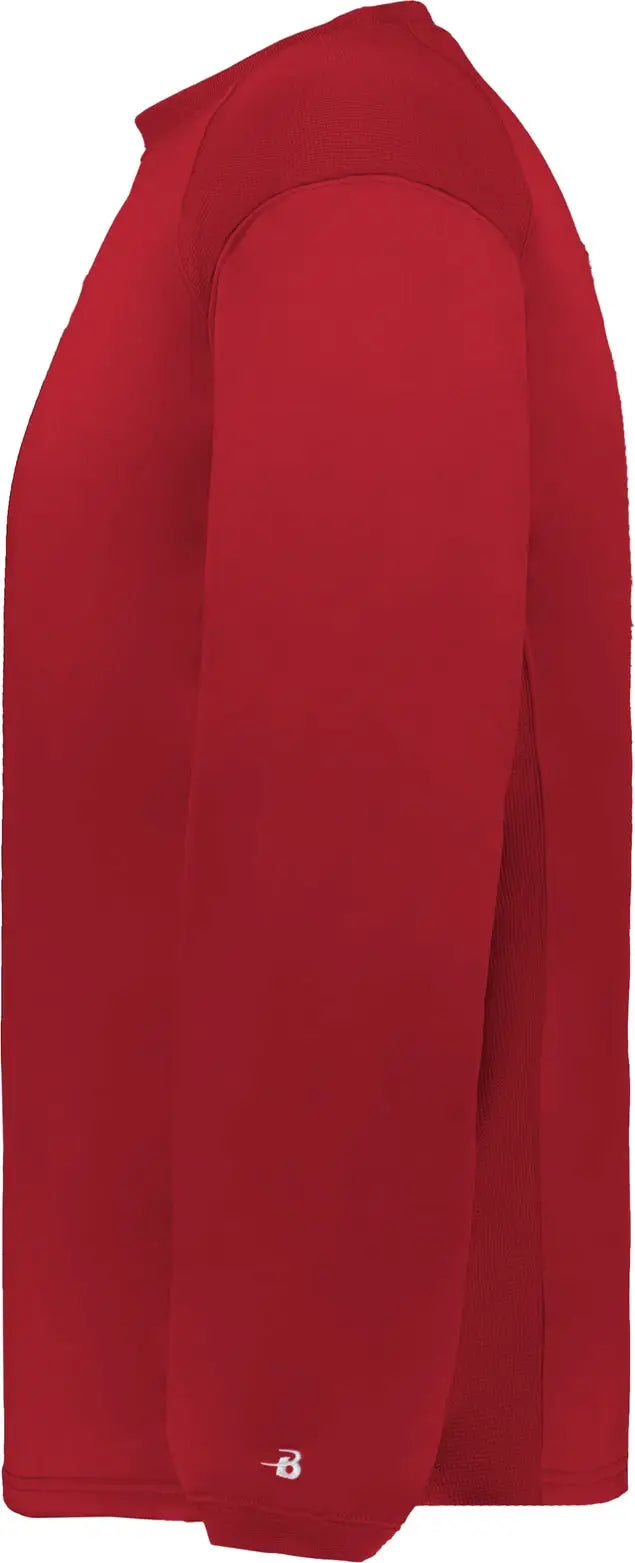 Badger Sport 1453 Performance Fleece Crew Sweatshirt - Red