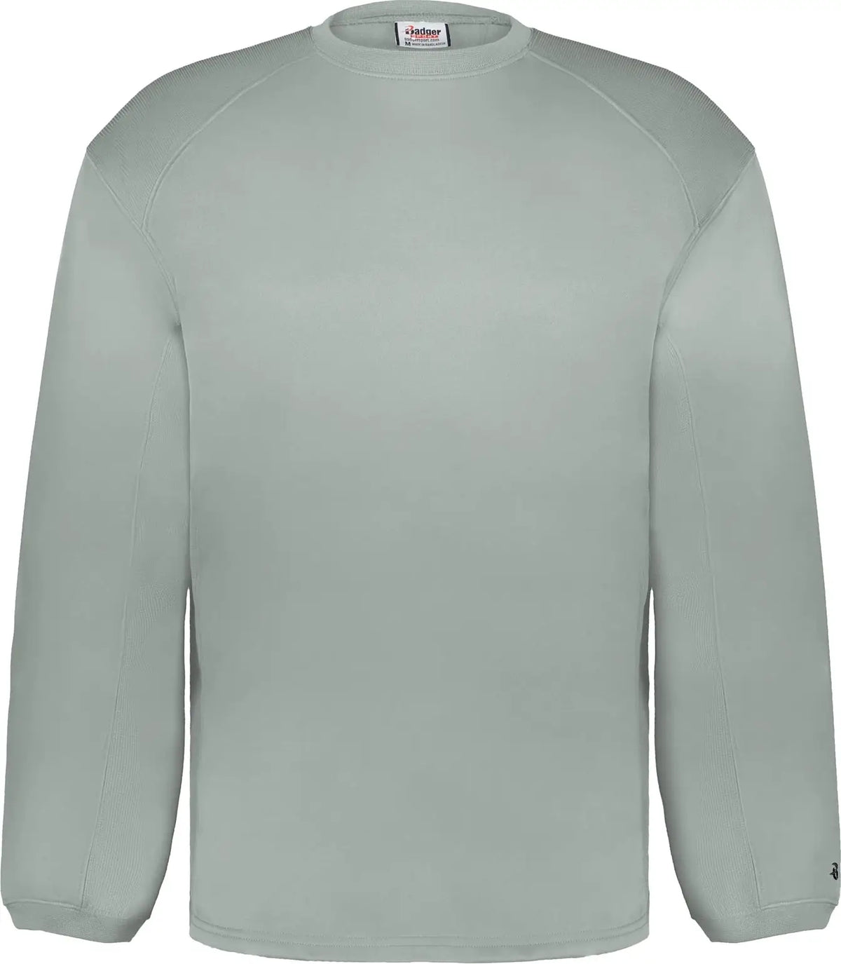 Badger Sport 1453 Performance Fleece Crew Sweatshirt - Silver