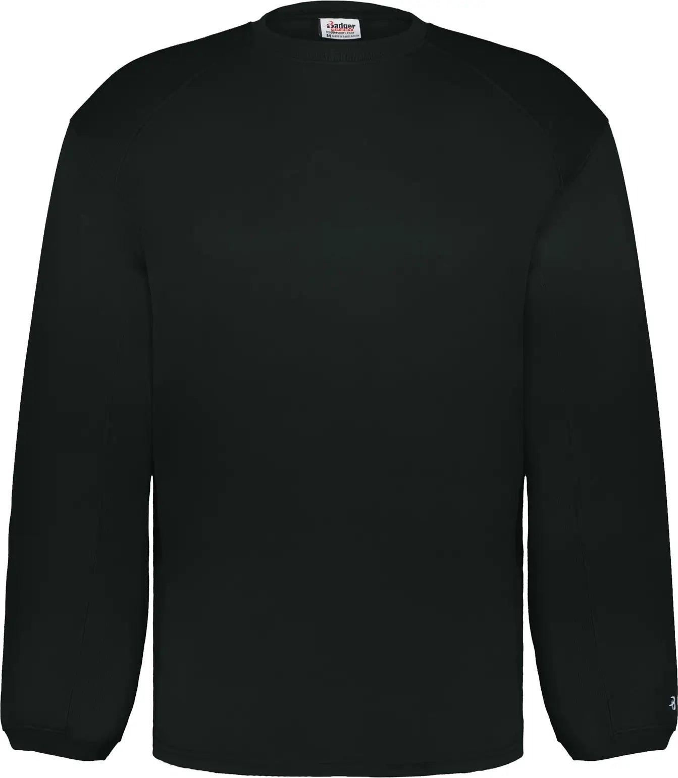 Badger Sport 145300 Performance Fleece Crew - Black - Adult Xs