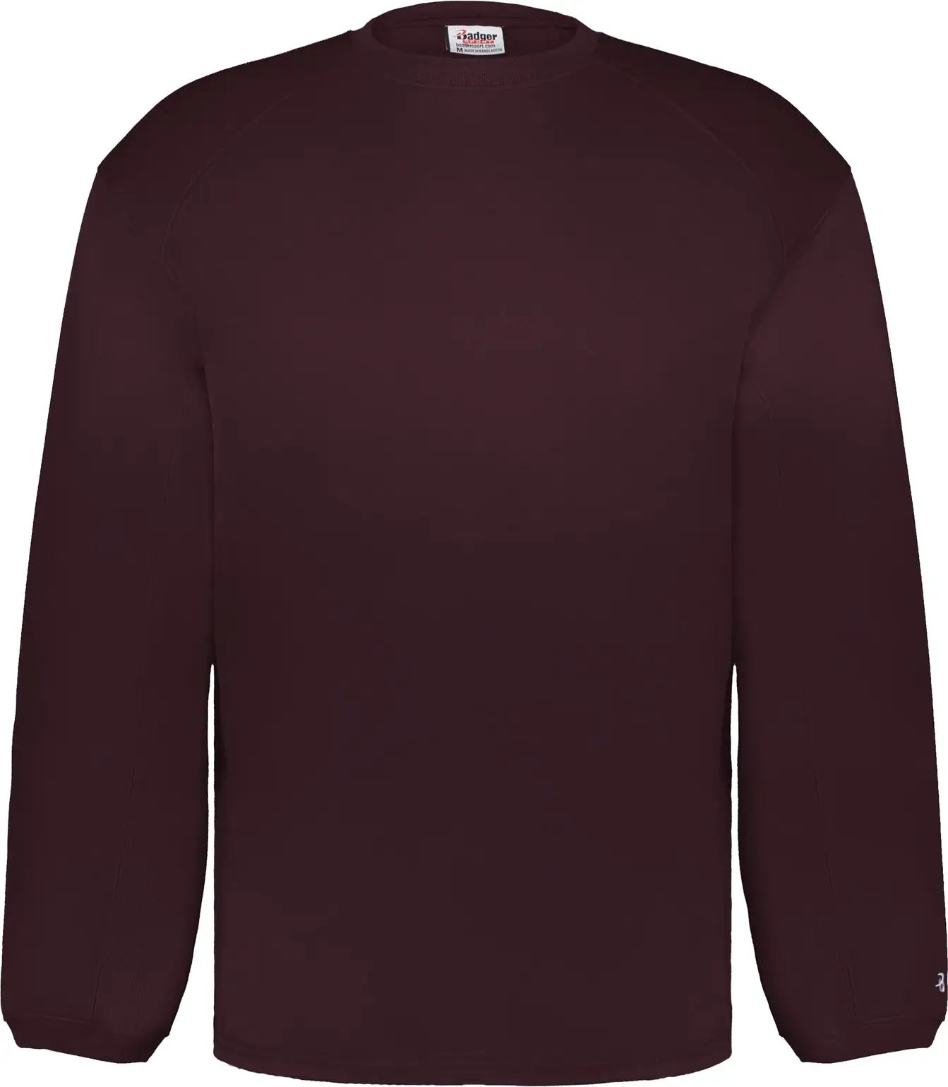 Badger Sport 145300 Performance Fleece Crew - Maroon - Adult Xs