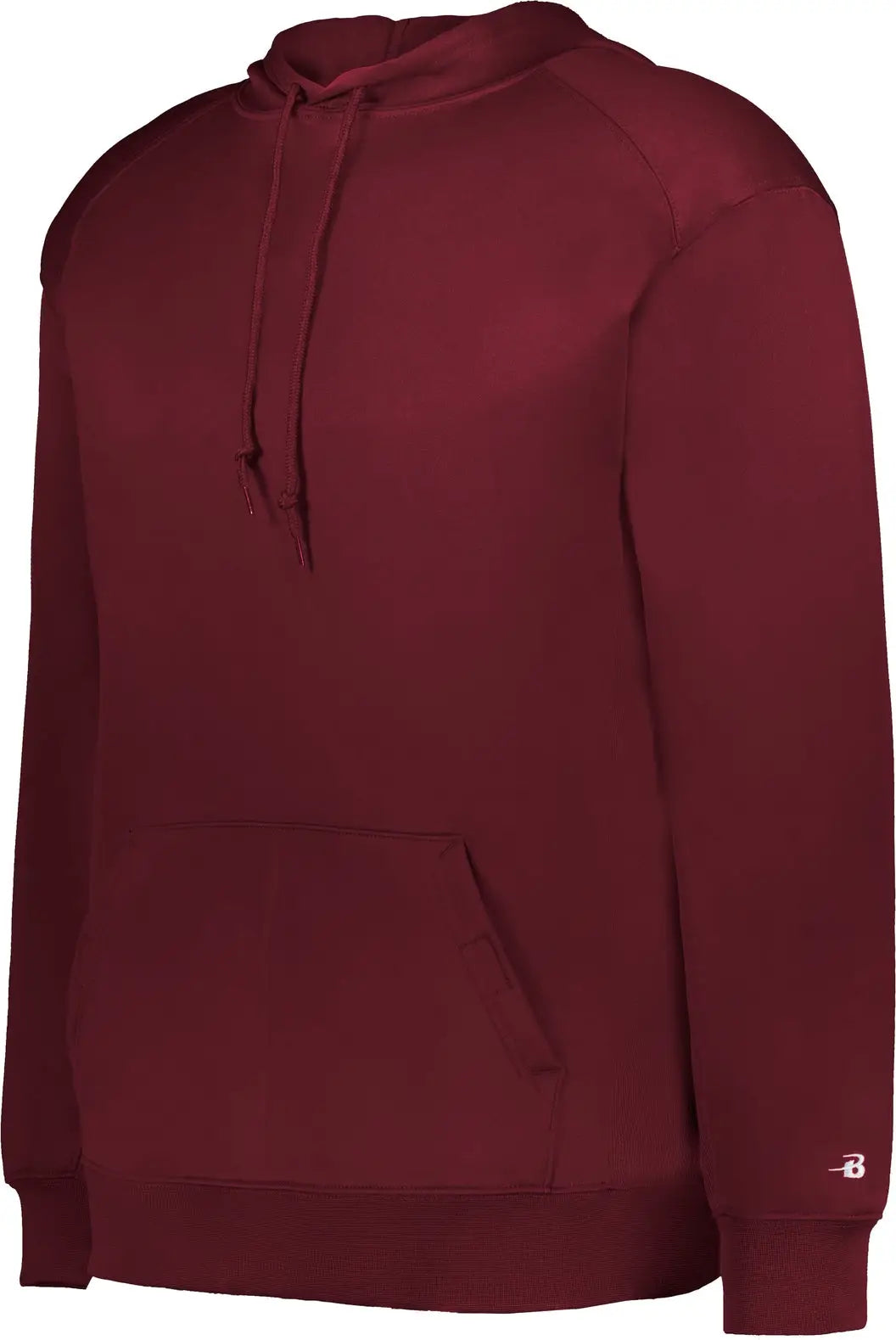 Badger Sport 1454 Performance Fleece Hoodie - Cardinal - Adult Xs