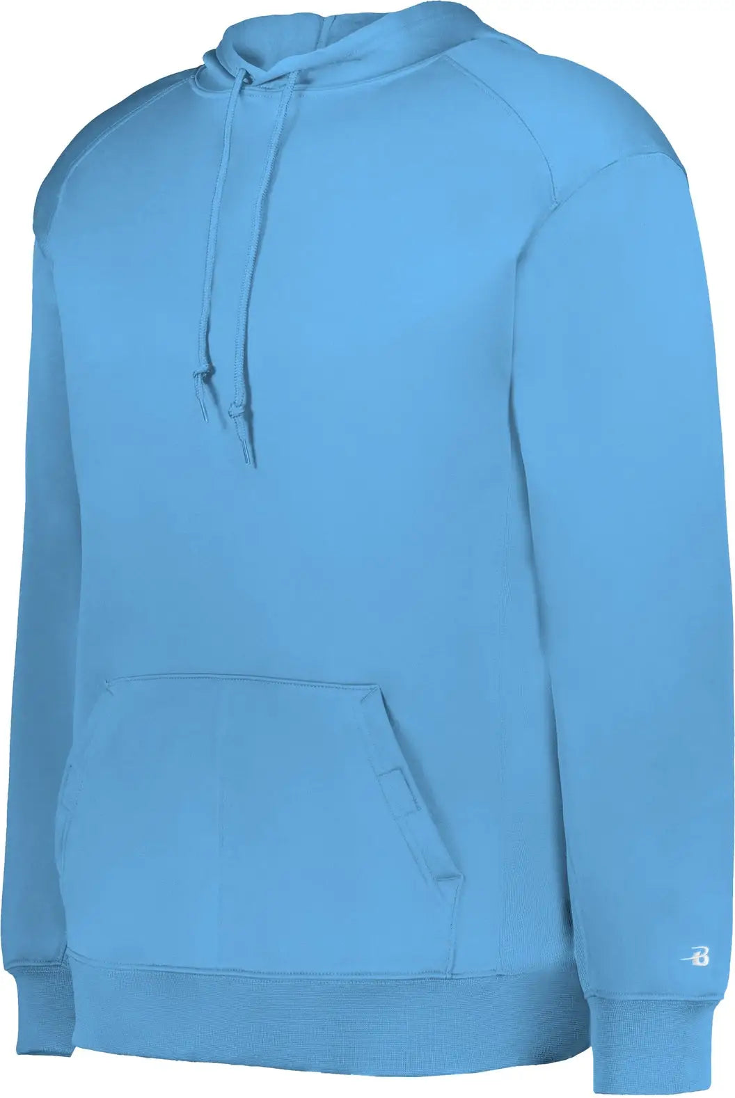 Badger Sport 1454 Performance Fleece Hoodie - Columbia Blue - Adult Xs