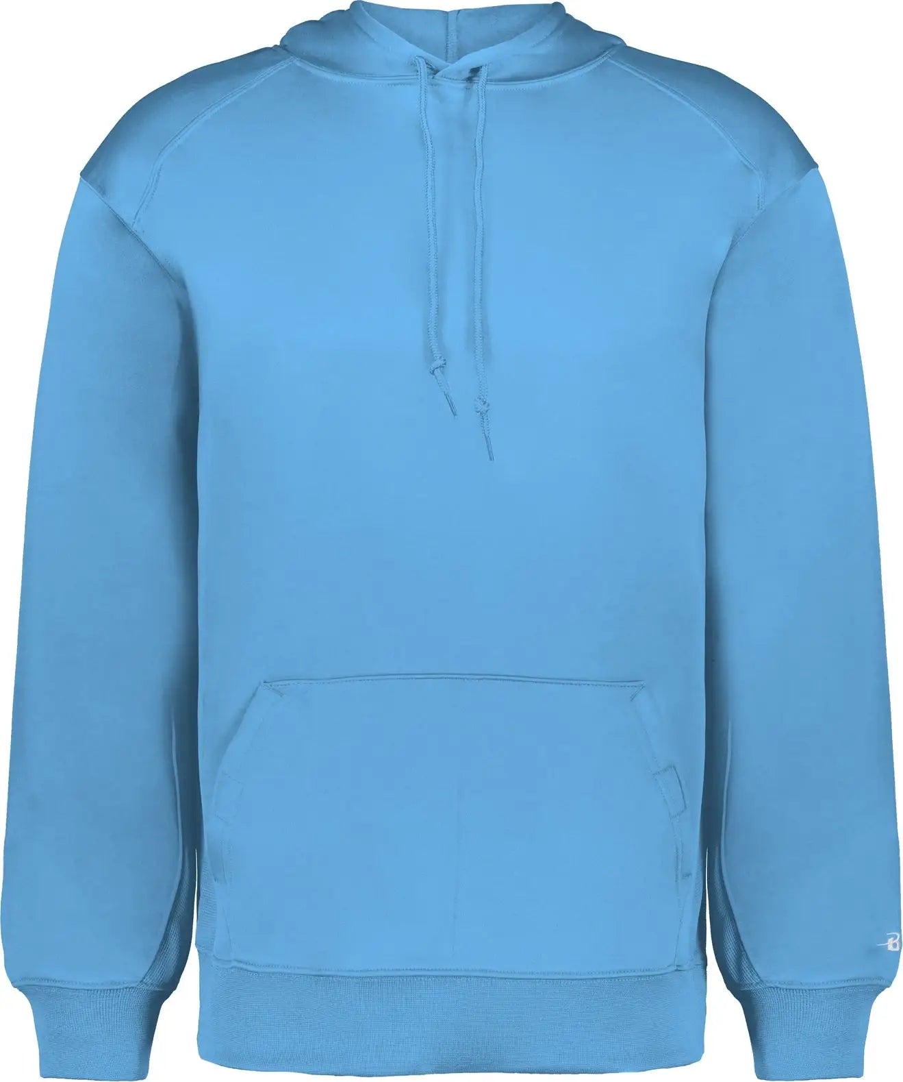 Badger Sport 1454 Performance Fleece Hoodie - Columbia Blue - Adult Xs