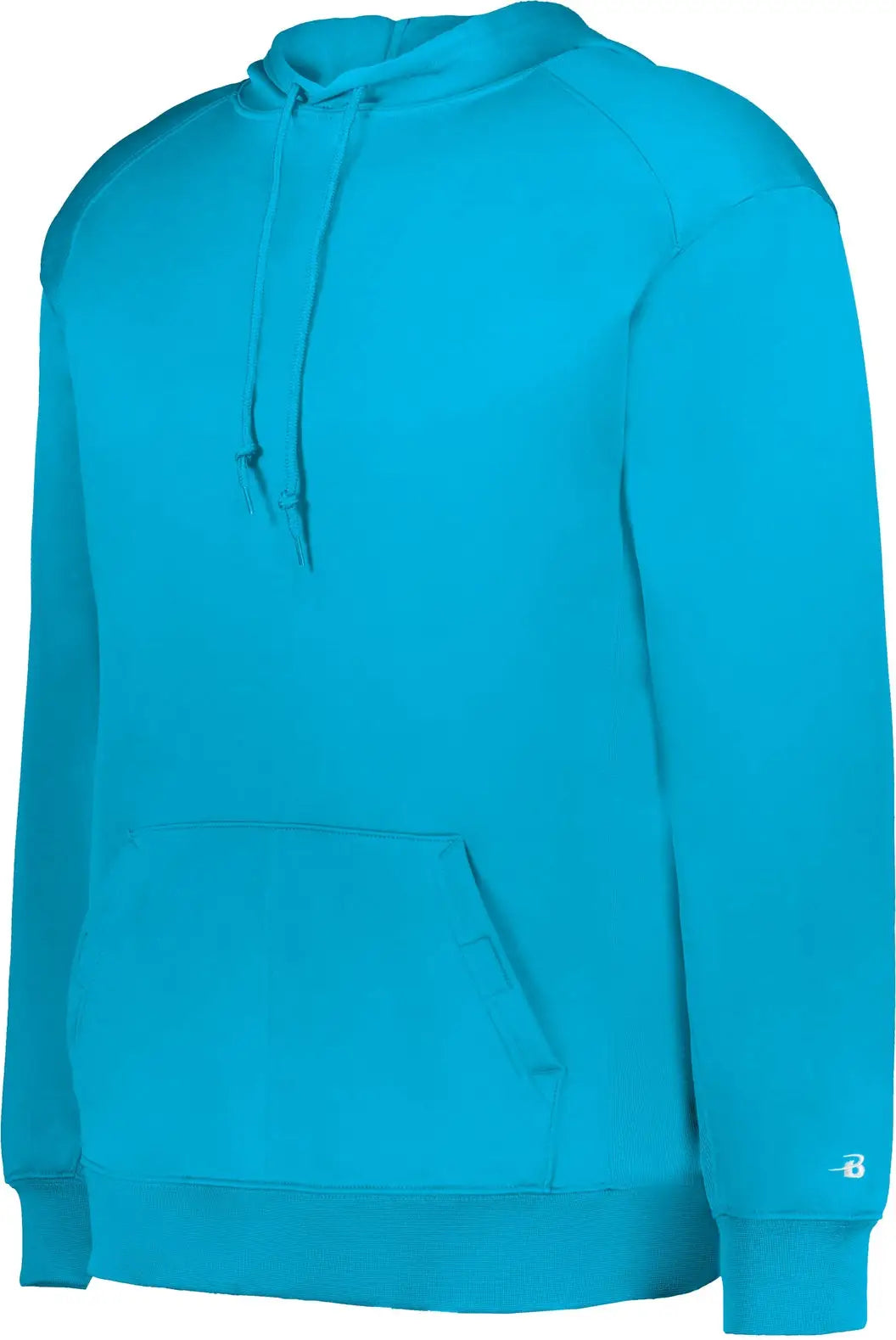 Badger Sport 1454 Performance Fleece Hoodie - Electric Blue - Adult Xs