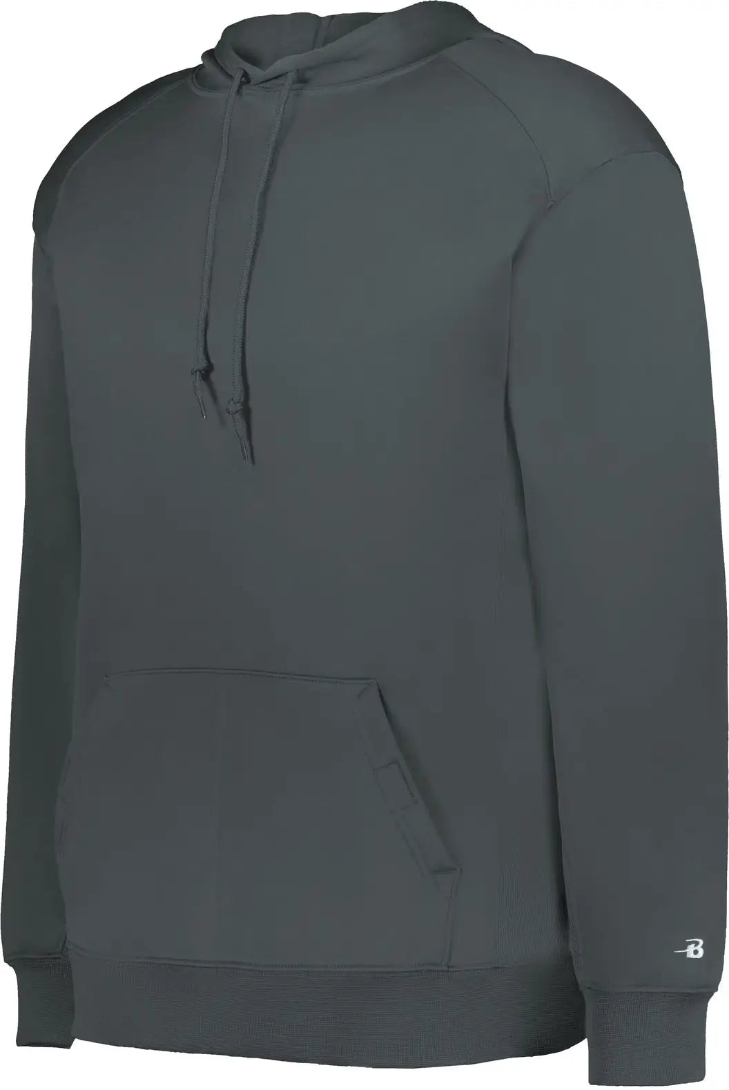 Badger Sport 1454 Performance Fleece Hoodie - Graphite - Adult Xs