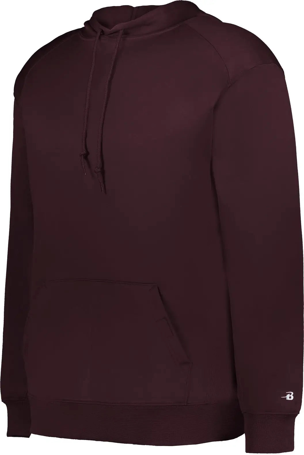 Badger Sport 1454 Performance Fleece Hoodie - Maroon - Adult Xs