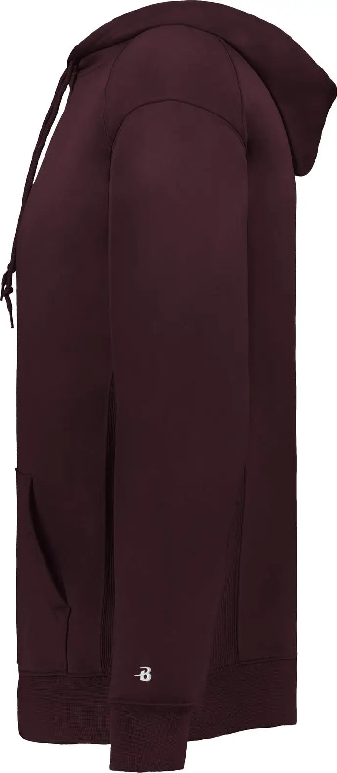 Badger Sport 1454 Performance Fleece Hoodie - Maroon