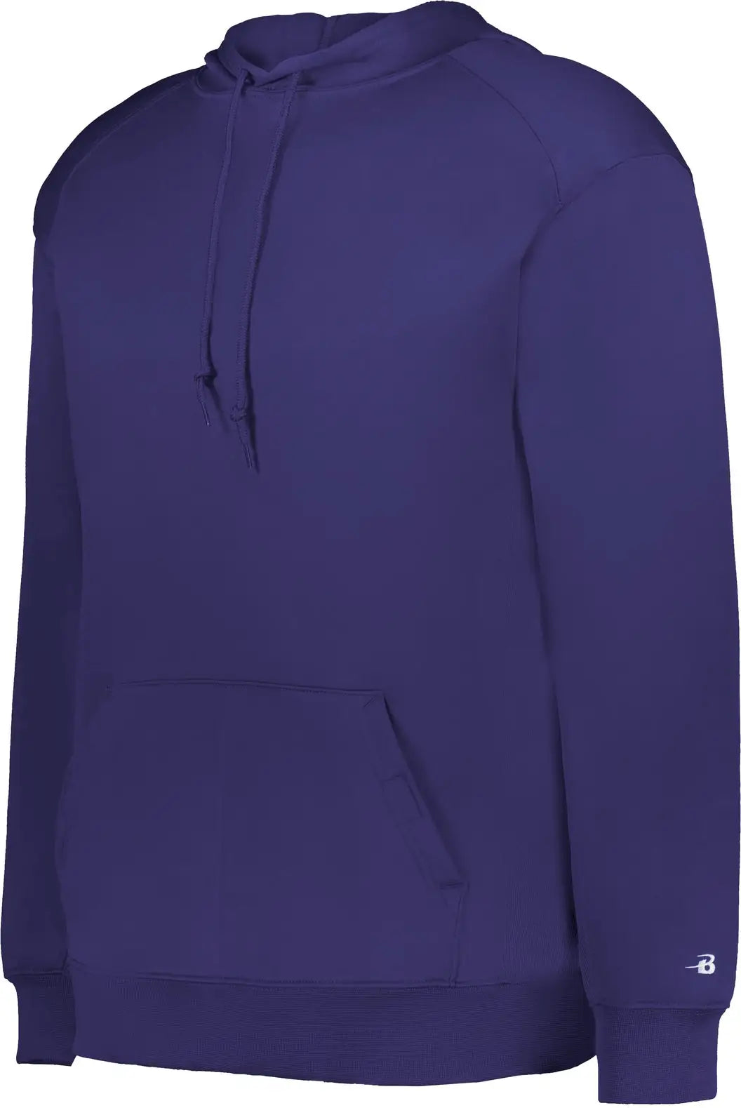 Badger Sport 1454 Performance Fleece Hoodie - Purple - Adult Xs