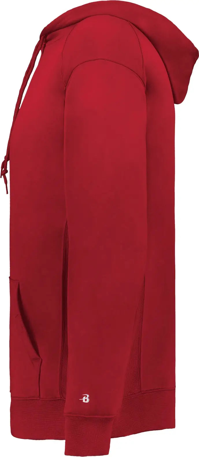 Badger Sport 1454 Performance Fleece Hoodie - Red