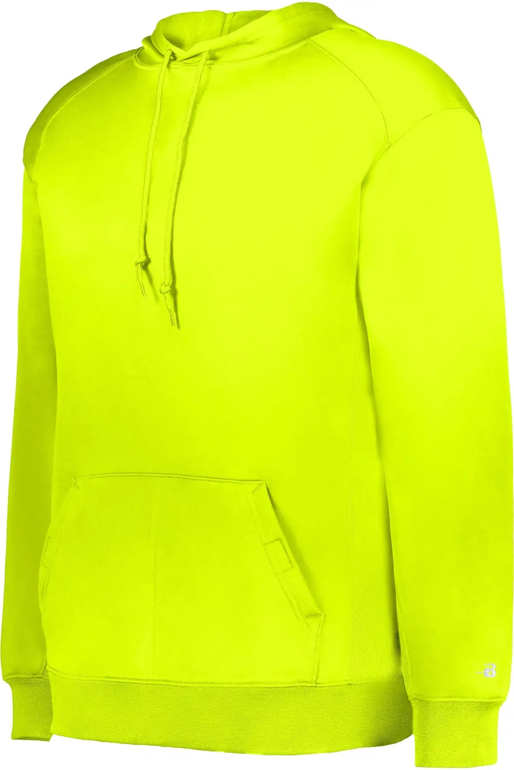 Badger Sport 1454 Performance Fleece Hoodie - Safety Yellow - Adult Xs