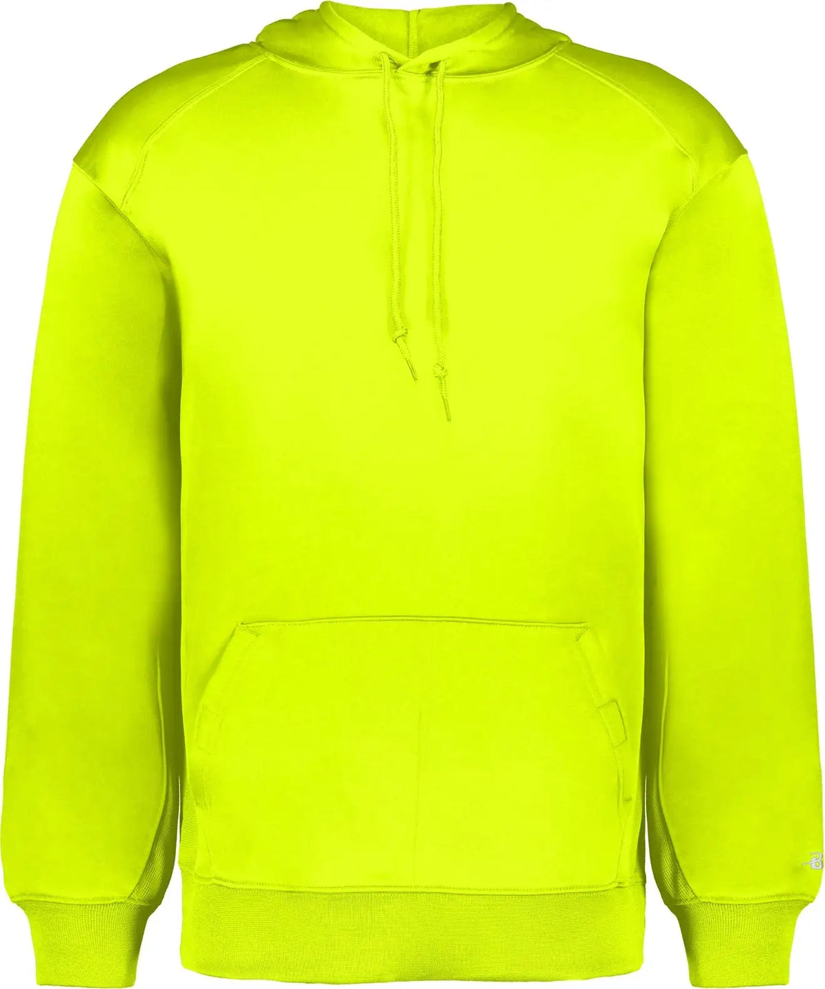 Badger Sport 1454 Performance Fleece Hoodie - Safety Yellow