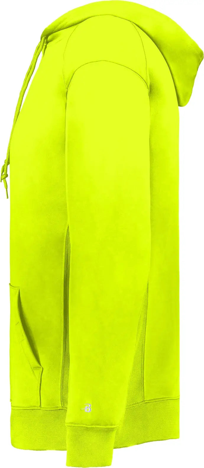 Badger Sport 1454 Performance Fleece Hoodie - Safety Yellow