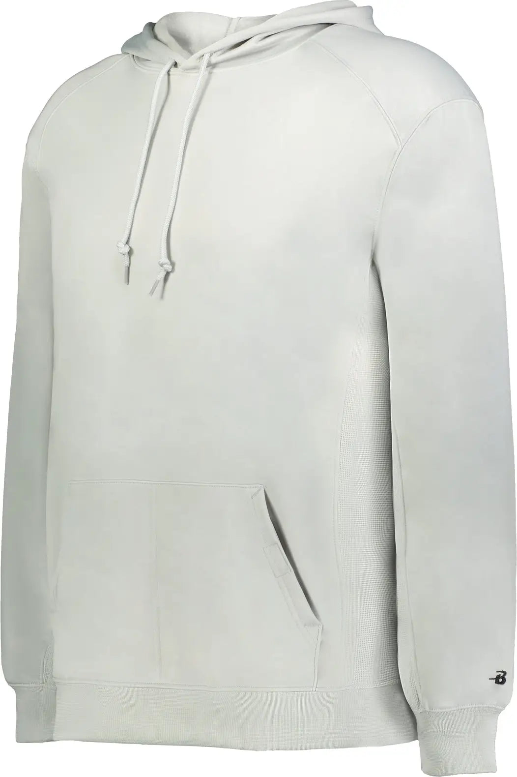 Badger Sport 1454 Performance Fleece Hoodie - Silver - Adult Xs