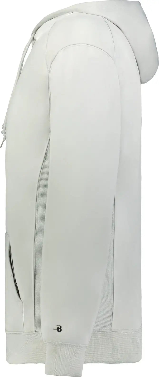 Badger Sport 1454 Performance Fleece Hoodie - Silver