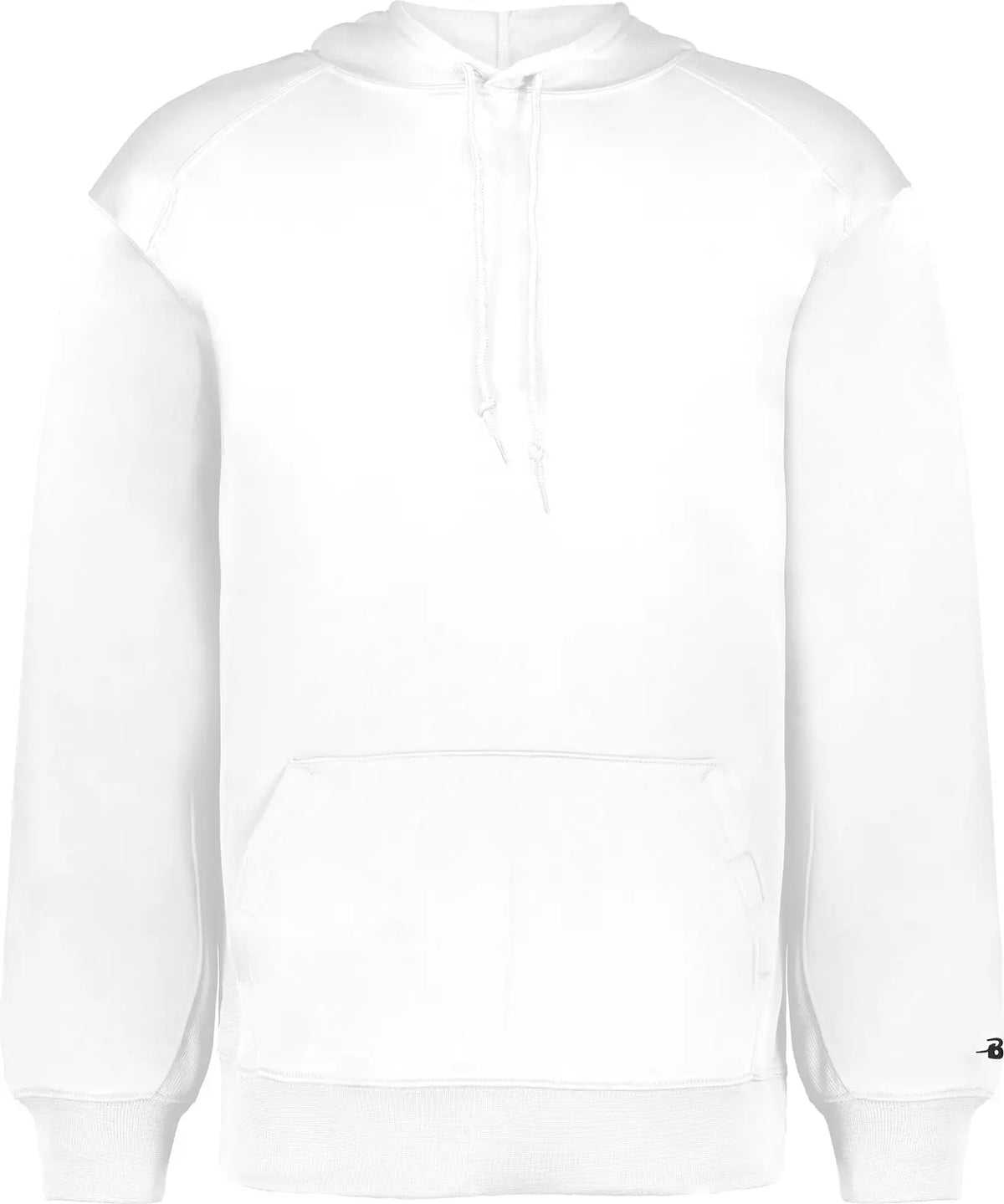 Badger Sport 1454 Performance Fleece Hoodie - White