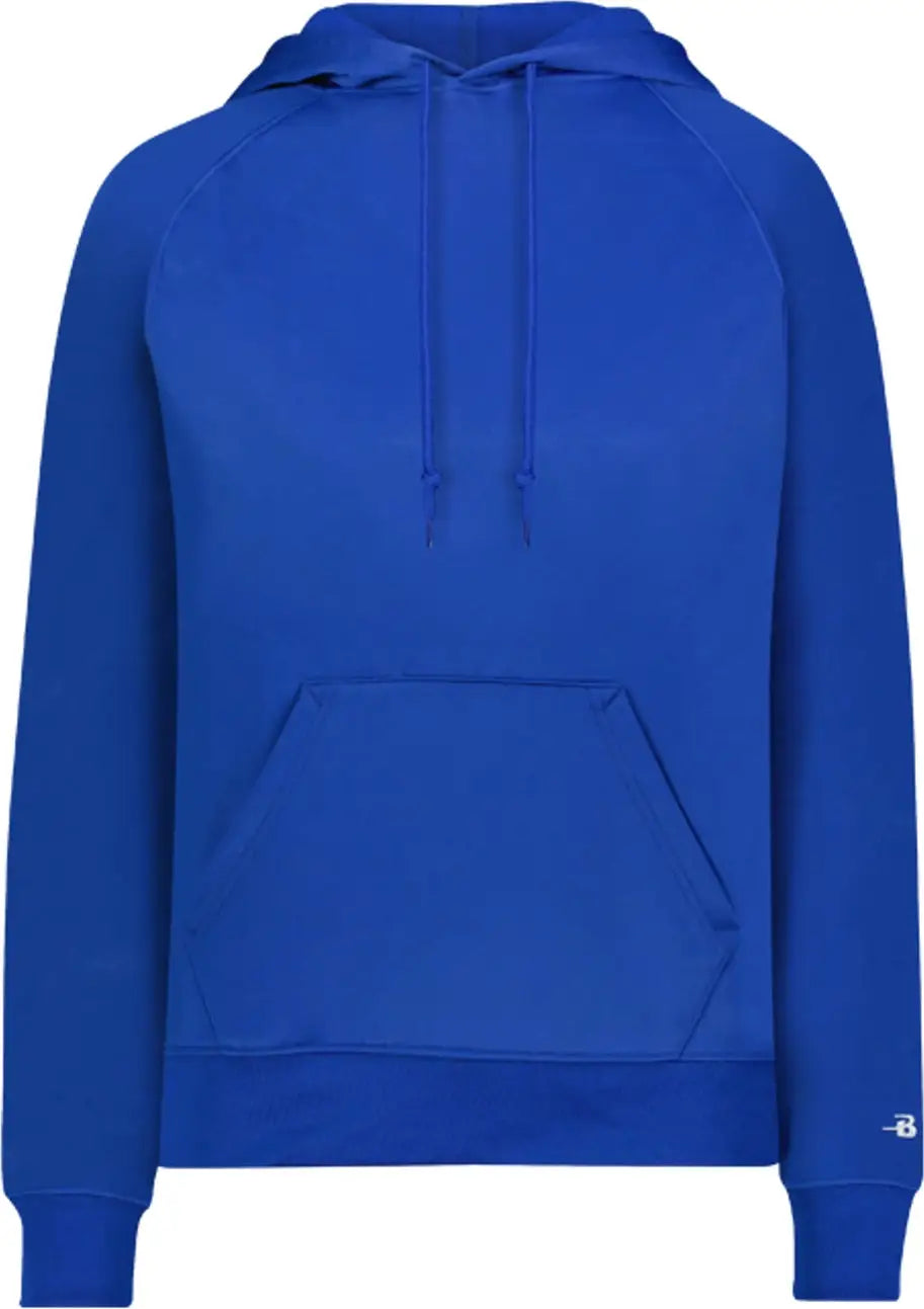 Badger Sport 1460 Ladies Performance Flece Hoodie - Royal