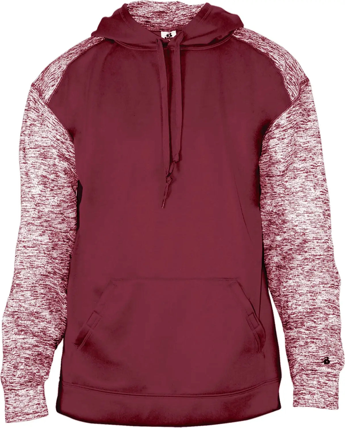 Badger Sport 1462 Blend Hoodie - Maroon - Adult s
