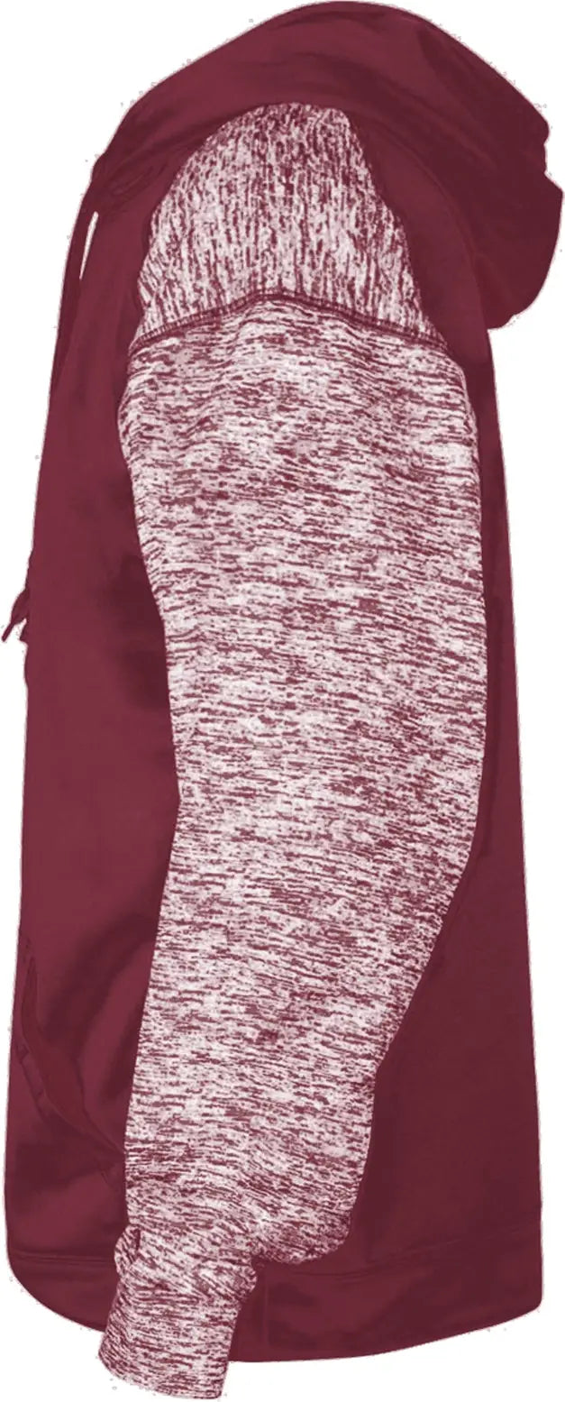Badger Sport 1462 Blend Hoodie - Maroon - Adult s