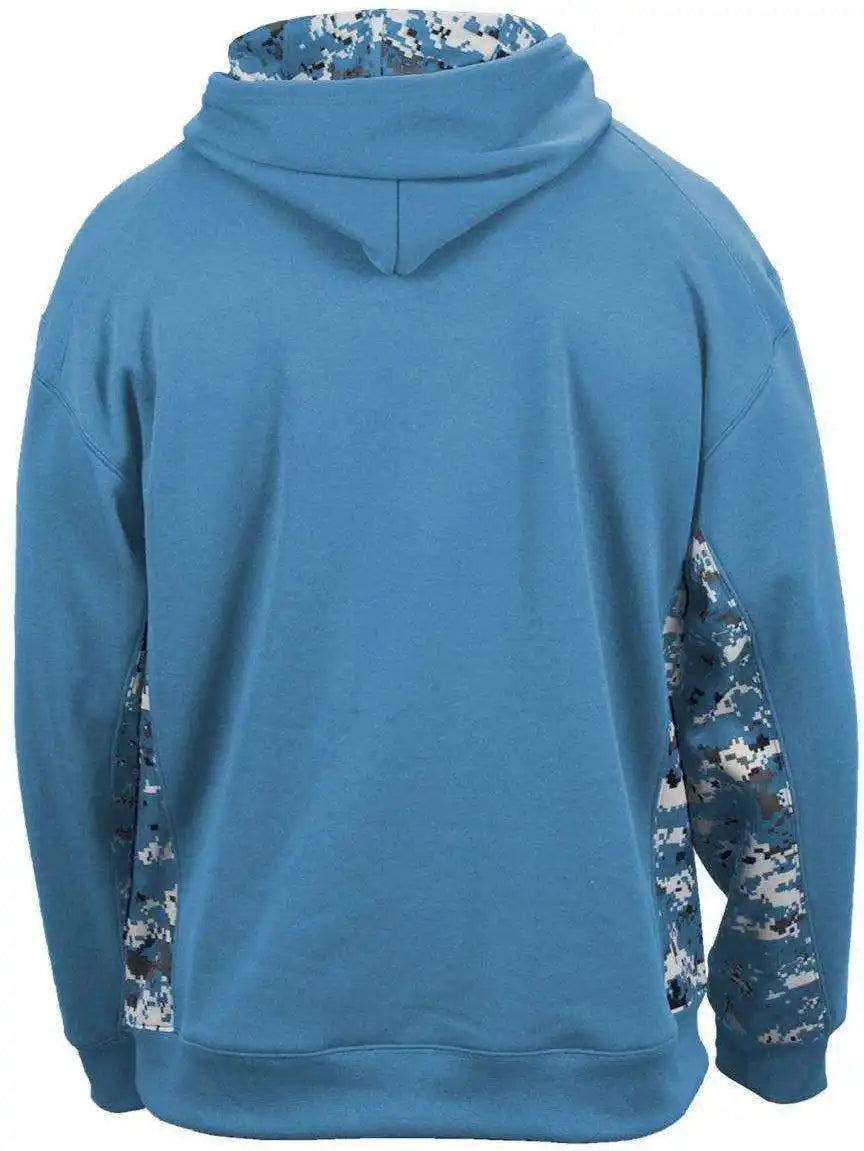 Badger Sport 1464 Adult Digital Hoodie - Blue Columbia
