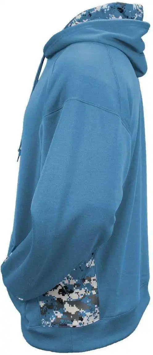 Badger Sport 1464 Adult Digital Hoodie - Blue Columbia