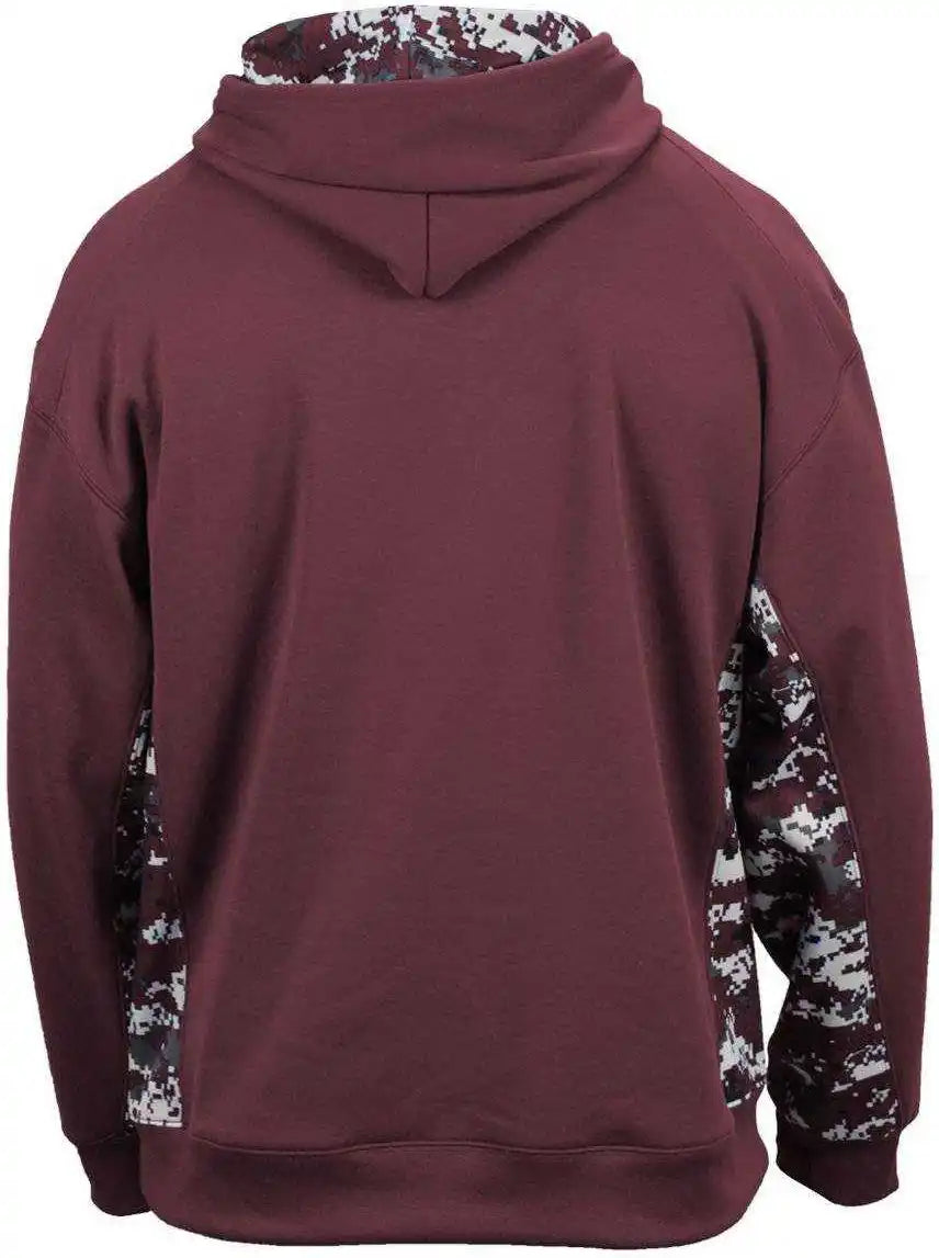 Badger Sport 1464 Adult Digital Hoodie - Maroon