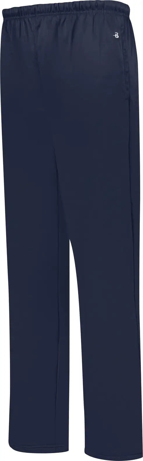 Badger Sport 1478 Perf. Fleece Open Bottom Pant - Navy
