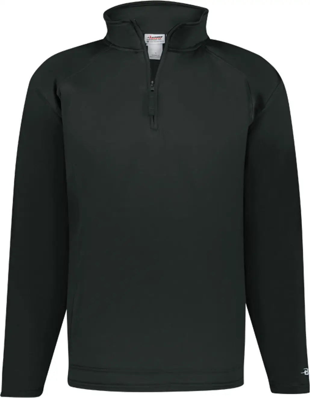 Badger Sport 1480 Performance Fleece 1/4-zip Pullover - Black