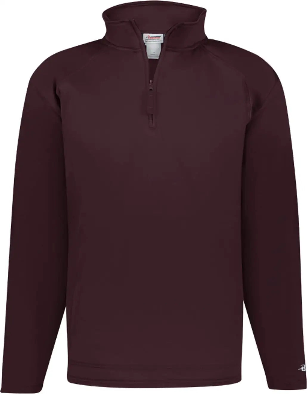 Badger Sport 1480 Performance Fleece 1/4-zip Pullover - Maroon