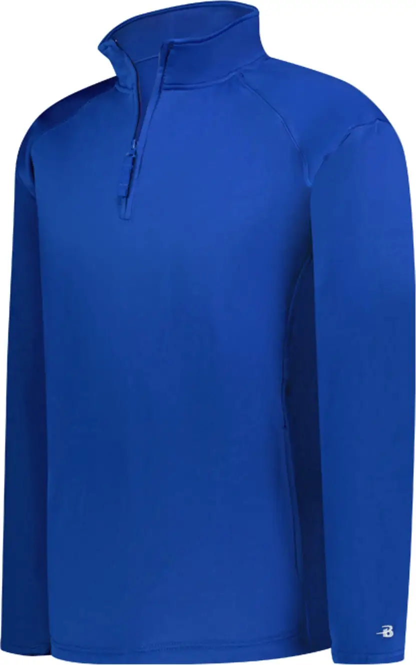 Badger Sport 1480 Performance Fleece 1/4-zip Pullover - Royal