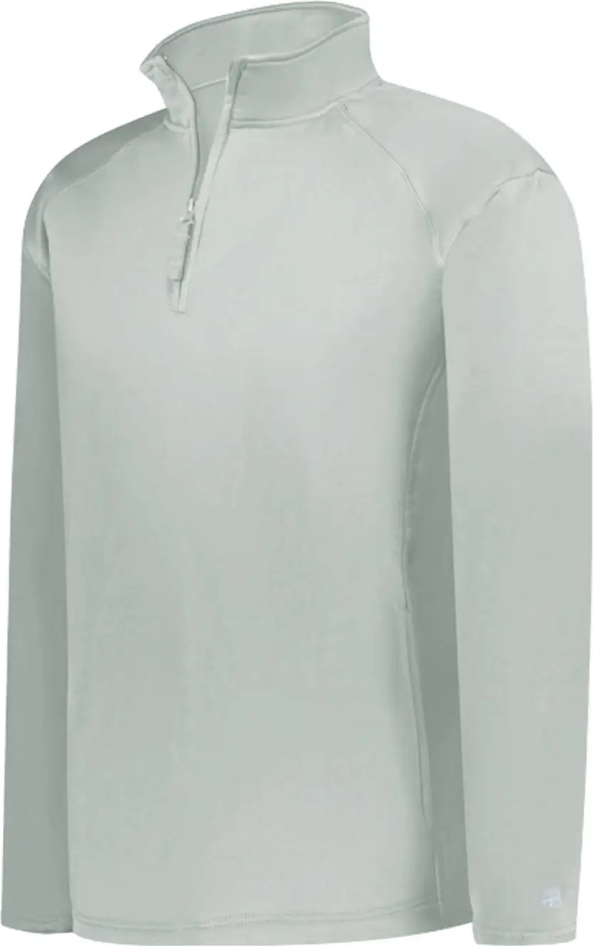 Badger Sport 1480 Performance Fleece 1/4-zip Pullover - Silver