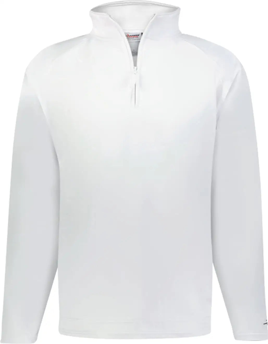 Badger Sport 1480 Performance Fleece 1/4-zip Pullover - White