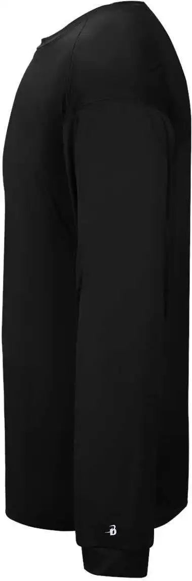 Badger Sport 2004 Ultimate Softlock Youth Long Sleeve Tee - Black