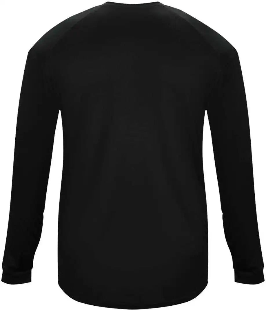 Badger Sport 2004 Ultimate Softlock Youth Long Sleeve Tee - Black