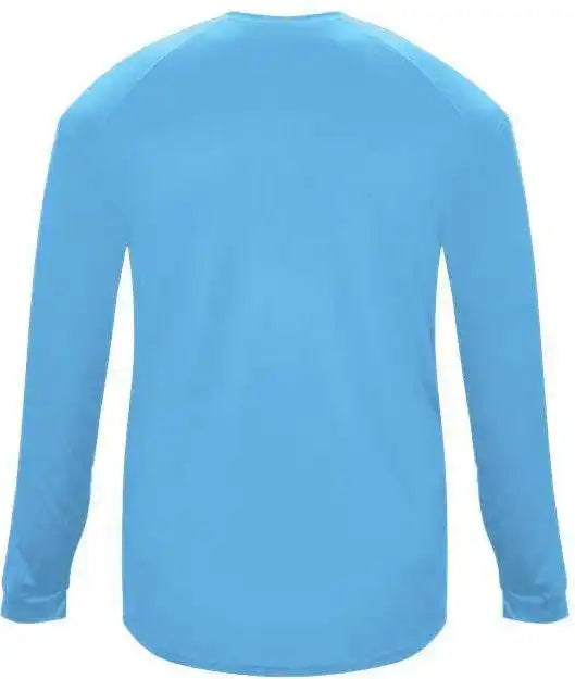 Badger Sport 2004 Ultimate Softlock Youth Long Sleeve Tee - Columbia Blue