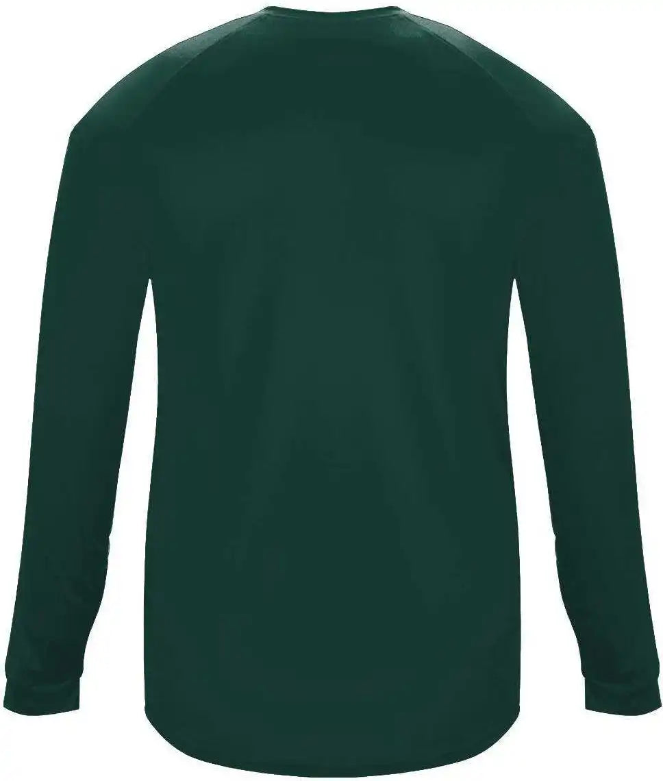 Badger Sport 2004 Ultimate Softlock Youth Long Sleeve Tee - Forest