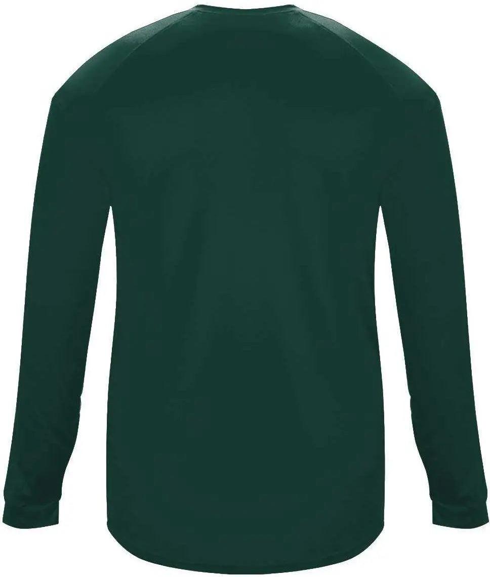 Badger Sport 2004 Ultimate Softlock Youth Long Sleeve Tee - Forest