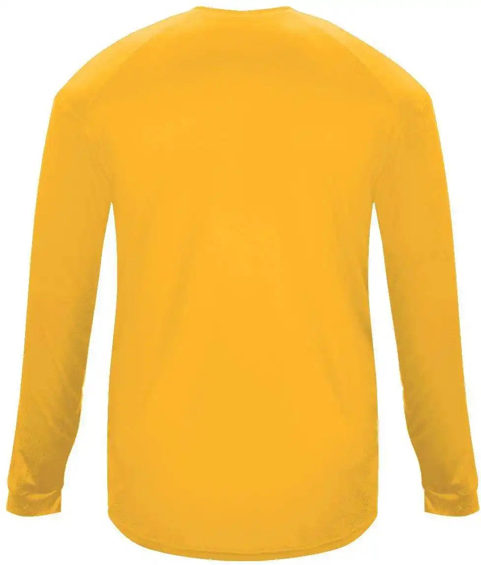 Badger Sport 2004 Ultimate Softlock Youth Long Sleeve Tee - Gold