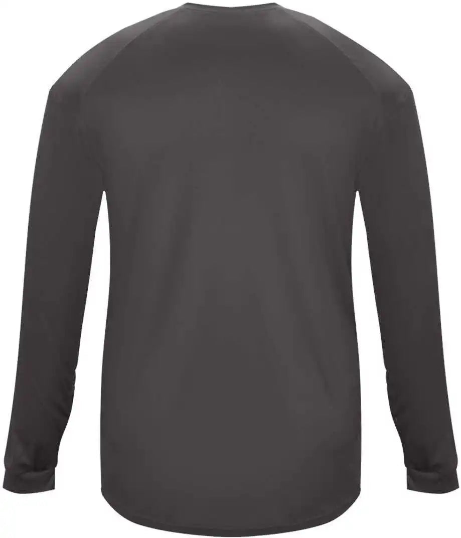 Badger Sport 2004 Ultimate Softlock Youth Long Sleeve Tee - Graphite