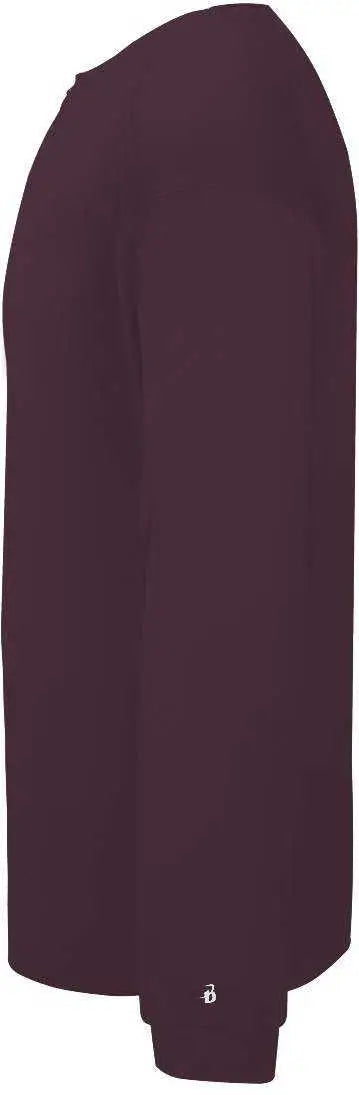 Badger Sport 2004 Ultimate Softlock Youth Long Sleeve Tee - Maroon