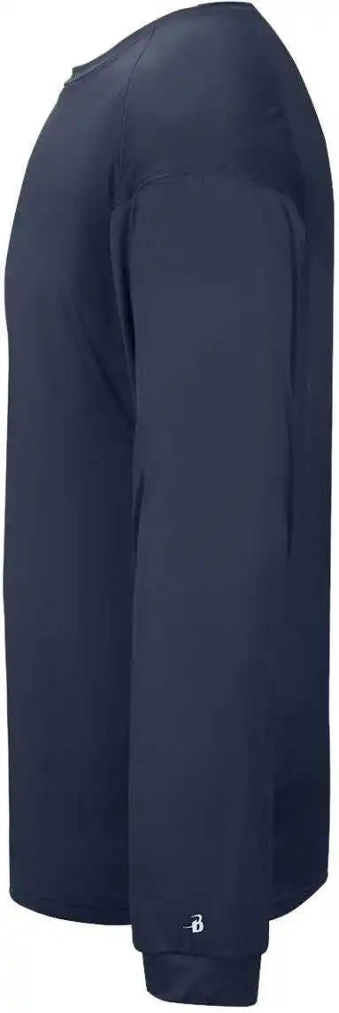 Badger Sport 2004 Ultimate Softlock Youth Long Sleeve Tee - Navy