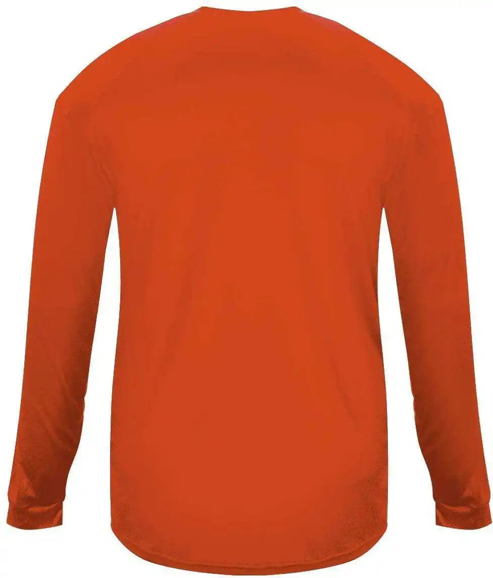 Badger Sport 2004 Ultimate Softlock Youth Long Sleeve Tee - Orange